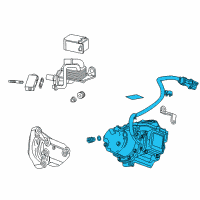 OEM Cadillac ELR Compressor Diagram - 19353337