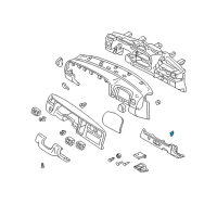 OEM 2004 Chrysler Concorde Cover-Ash Receiver Lamp Diagram - 5269360