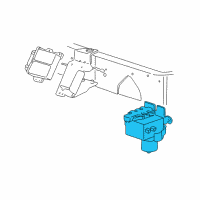 OEM 1996 Ford E-350 Econoline ABS Control Unit Diagram - F8UZ-2C286-ARM