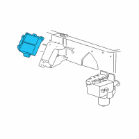 OEM 1996 Ford E-350 Econoline Control Module Diagram - F6UZ2C219BA