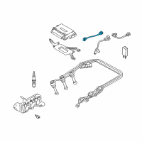 OEM Kia Sportage Sensor Assembly-Knock, RH Diagram - 3925037100