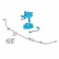 OEM Kia Forte Unit Assembly-Rear CORNE Diagram - 99150M6200