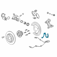 OEM 2017 Buick LaCrosse Brake Hose Diagram - 84199614