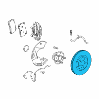 OEM 2014 Chevrolet Camaro Rotor Diagram - 20795300