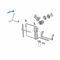 OEM 2003 Ford Explorer Sport Trac Hose & Tube Assembly Diagram - F87Z-19835-BA