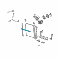 OEM 2008 Ford Ranger Condenser Lower Seal Diagram - F5TZ-19E572-A