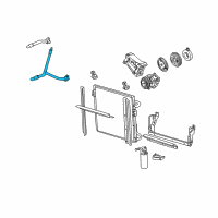 OEM 2000 Ford Explorer Hose & Tube Assembly Diagram - AL5Z-19D850-D