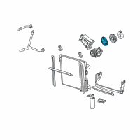 OEM 1996 Ford E-150 Econoline Compressor Clutch Diagram - 6F3Z-19D786-A