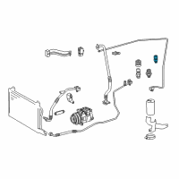 OEM 2008 Chrysler Crossfire Valve-A/C Pressure Relief Diagram - 5098395AA