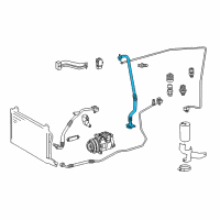 OEM 2006 Dodge Sprinter 3500 Line-Expansion Valve To Compress Diagram - 5124647AA