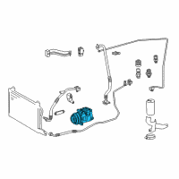 OEM 2003 Dodge Sprinter 2500 COMPRES0R-Air Conditioning Diagram - 5117666AA