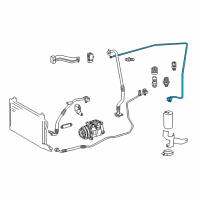 OEM Dodge Sprinter 3500 Line-RECEIVER/DRIER To Expansion Diagram - 5124646AA