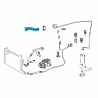 OEM Dodge Sprinter 3500 Line-A/C Suction And Liquid Diagram - 5104479AA