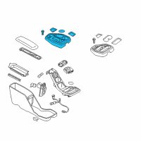 OEM Dodge Dakota Console-Floor Diagram - 5KN691DVAA