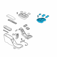 OEM Dodge Console-Floor Diagram - 5KN491DVAA