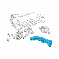 OEM 2005 Dodge Magnum Transmission Mount Diagram - 4578156AB