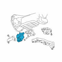 OEM Dodge Magnum Support-Engine Support Diagram - 4578194AE