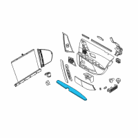 OEM 2005 BMW 525i Armrest, Right Diagram - 51-42-7-079-342