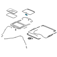 OEM 2020 Honda Ridgeline Handle, Sunshade *NH900L* (DEEP BLACK) Diagram - 70611-T2A-A01ZK