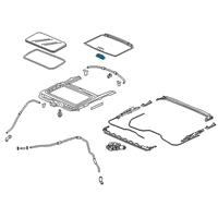 OEM 2018 Honda Civic Handle, Sunshade *NH900L* (DEEP BLACK) Diagram - 70611-T2A-A01ZK