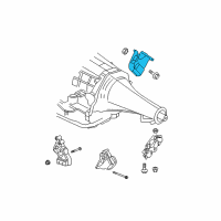 OEM 2007 Dodge Ram 1500 Bracket-Engine Mount Diagram - 52110084AC