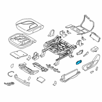 OEM 2018 Lincoln MKX Adjuster Switch Diagram - FA1Z-14A701-AAZ
