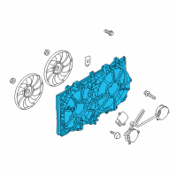 OEM Infiniti Q50 Shroud Assy-Radiator Diagram - 21483-4HK0A