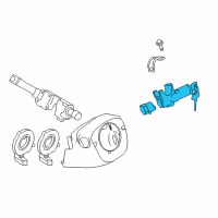 OEM Nissan Versa Note Lock Set-Steering Diagram - D8700-1HL0A