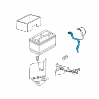 OEM 2008 Dodge Dakota Battery Wiring Diagram - 4801621AC