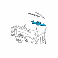 OEM 2015 Ford Expedition Motor & Linkage Diagram - 8L1Z-17508-A