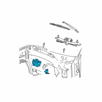 OEM 2004 Lincoln Navigator Reservoir Assembly Diagram - 2L1Z-17618-AA