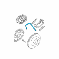 OEM Chevrolet Hose Asm, Rear Brake Diagram - 19366698