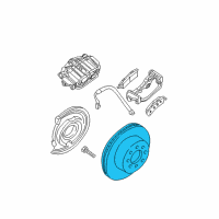 OEM 2003 Chevrolet Silverado 2500 Rotor Diagram - 15712801