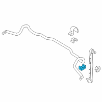 OEM Saturn Astra Insulator, Front Stabilizer Shaft Diagram - 13208048