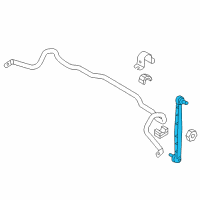 OEM Saturn Astra Stabilizer Link Diagram - 13169439