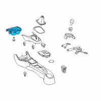 OEM Toyota Yaris Cup Holder Diagram - 58837-0D060-C1