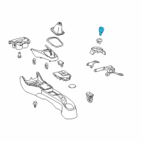 OEM 2018 Toyota Yaris Shift Knob Diagram - 33504-0D230-C5