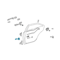 Genuine Toyota Camry Door Check diagram