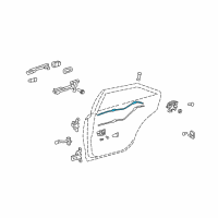 OEM 2007 Toyota Camry Lock Cable Diagram - 69770-06030