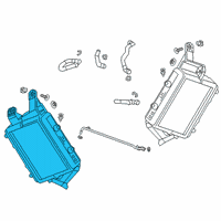 OEM Cadillac Auxiliary Radiator Diagram - 84469561