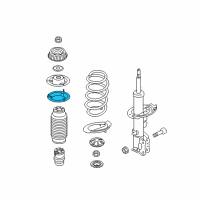 OEM Kia Rio Pad-Front Spring Upper Diagram - 546231W000