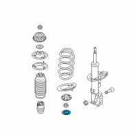 OEM 2010 Kia Soul Cover-Insulator Dust Diagram - 546272K000