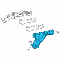 OEM Dodge Charger Manifold-Exhaust Diagram - 5038756AB