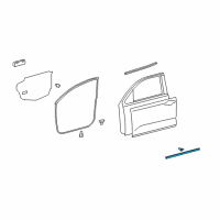 OEM 2008 Toyota Tundra Lower Seal Diagram - 67856-0C020