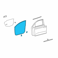 OEM 2009 Toyota Tundra Surround Weatherstrip Diagram - 67862-0C040