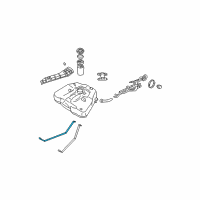 OEM Nissan Altima Band Assy-Fuel Tank Mounting Diagram - 17406-8J020