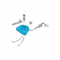 OEM Nissan Maxima Fuel Tank Assembly Diagram - 17202-7Y000