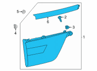 OEM 2022 Nissan Armada Combination Lamp Assy-Rear, RH Diagram - 26550-6JL1B