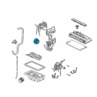 OEM Acura Pulley, Crankshaft Diagram - 13810-P73-J01