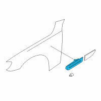 OEM 2014 BMW 740Li xDrive Trim, Trim Element, Left Diagram - 51-13-7-298-873